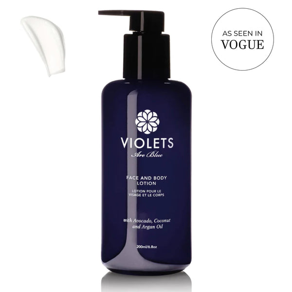 Face & Body Lotion with Argan Oil - 50ml & 200ml | Violets Are Blue