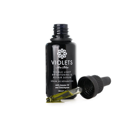 Visible Light Brightening and Repair Serum - Violets Are Blue